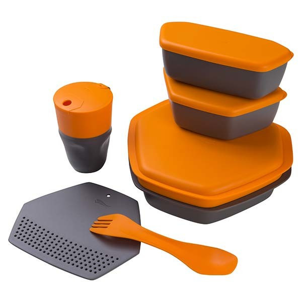 Набор туристической посуды Crivit оранжевый