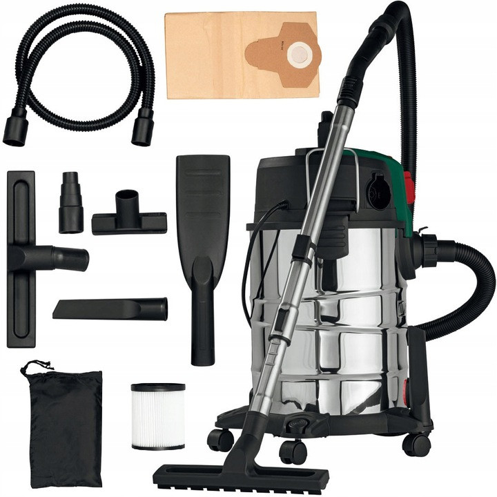 Пылесос промышленный Parkside PWD 30 C1 30L 1500 Вт Германия