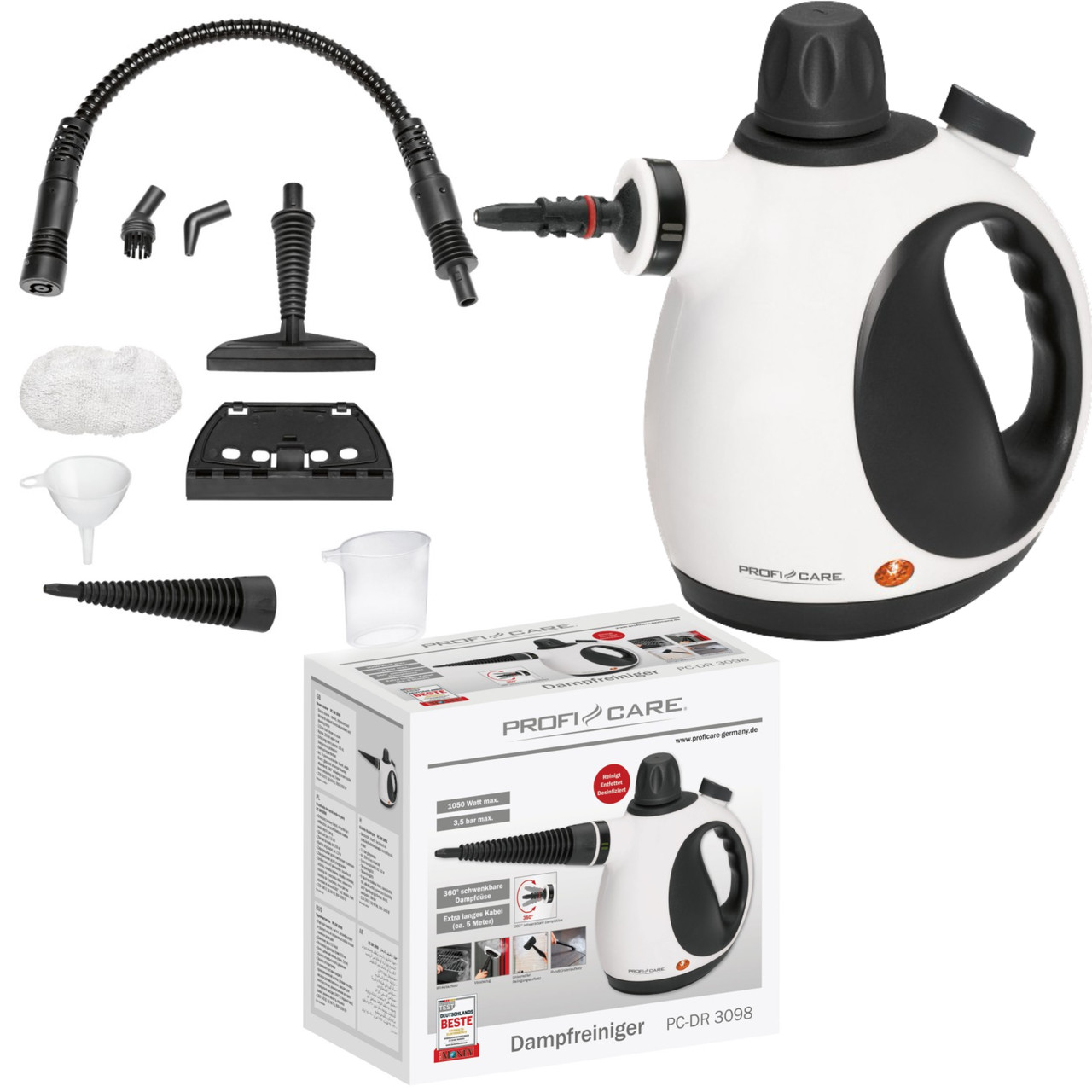 Паровая мойка высокого давления ProfiCare PC-DR 3098 Пароочиститель