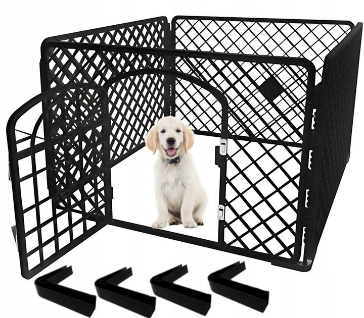 Манеж для животных Purlov 15743 клетка для собак 90x90x60см Польша