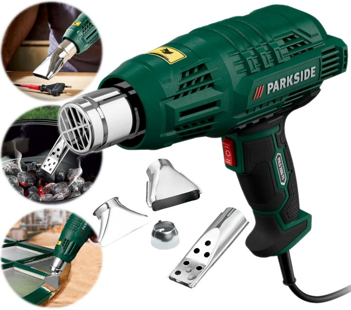 Фэн строительный промышленный Parkside PHLG 2000 F5 600°C 2000Вт Германия