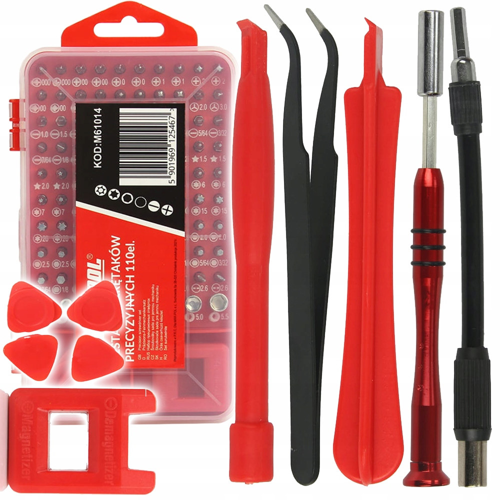 Набор прецизионных отверток 110ел. Mar-Pol M61014