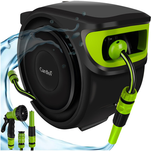 Автоматическая садовая катушка Gardlov 25509 со шлангом 25 метров