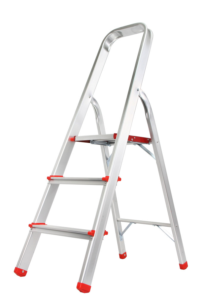 Алюминиевая лестница 3 ступеньки Mar-Pol M85600