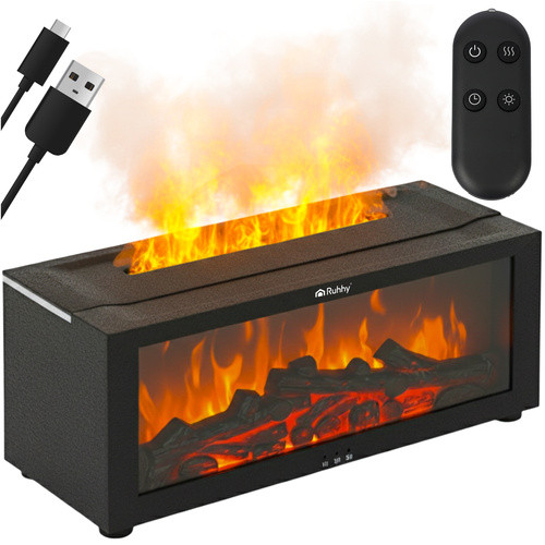 Аромадиффузор - увлажнитель воздуха Ruhhy 26453 эффект камина 150 мл