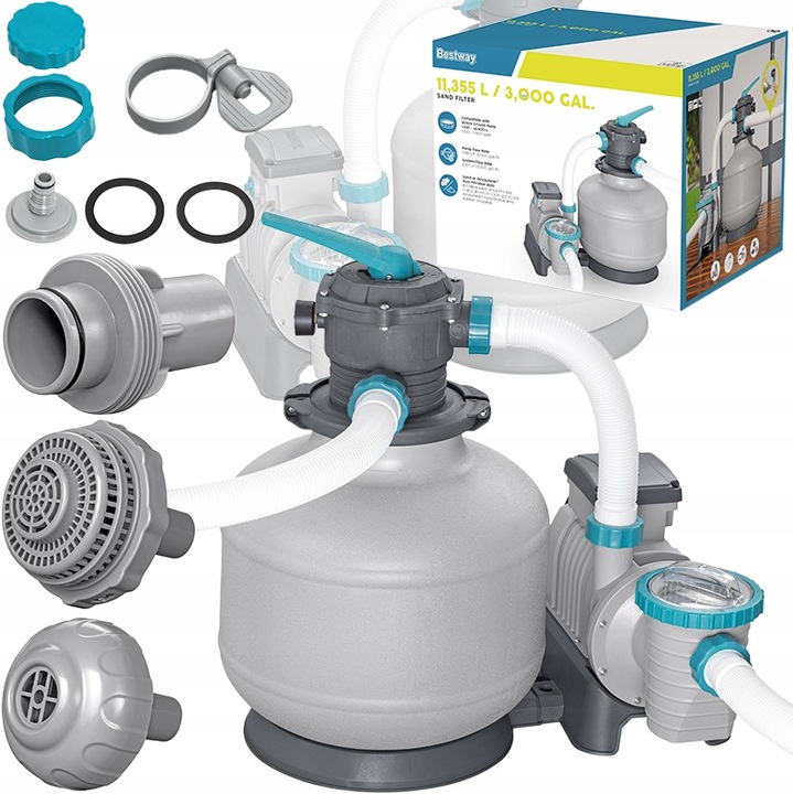 Песочный насос для бассейна 11355л/час BESTWAY 58486